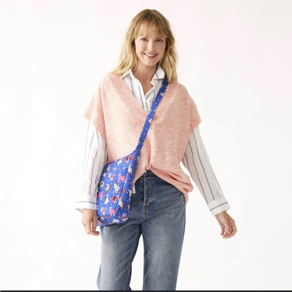 VB Essential XL Crossbody in Cotton - Cats NWT - Picture 8 of 9